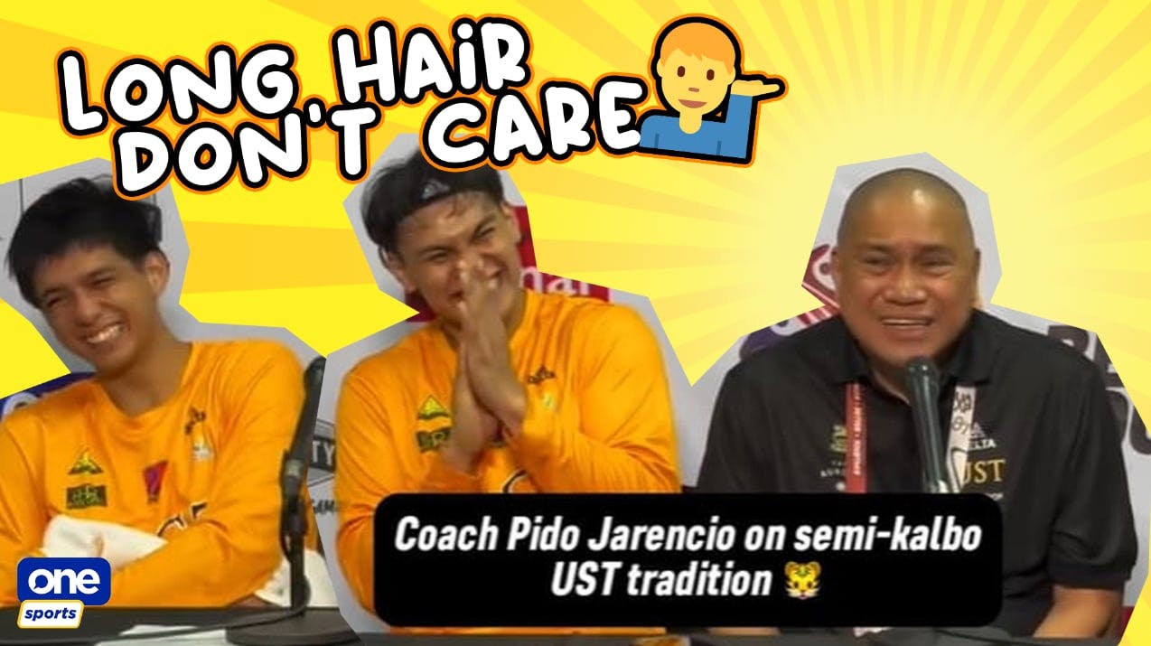 “Basta manalo tayo” | UST head coach Pido Jarencio says bald era is over for the Growling Tigers 